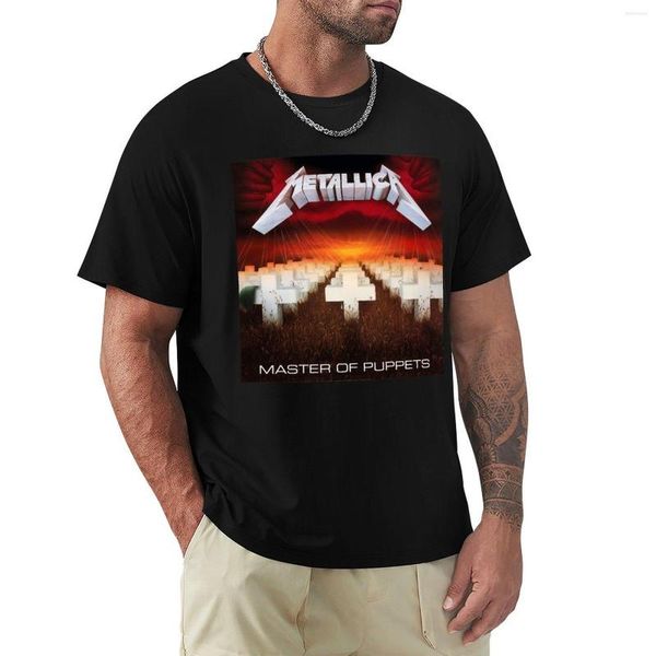 Polos masculinos Master Of Puppets (HQ) Camiseta Homem Meninos Camisas Anime