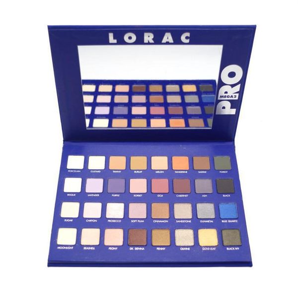 Bütün orijinal kaliteli yeni lorac mega pro palette 32 Shades Pro 2 3 Orijinal Göz Farı Paletleri Sınırlı Sürüm Shipi266H