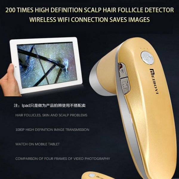 Outros equipamentos de beleza Super Scope Camera Wireless Scalp Hair Analyzer Alta Definição Scalp para Diagnóstico de Saúde DHL Navio Livre