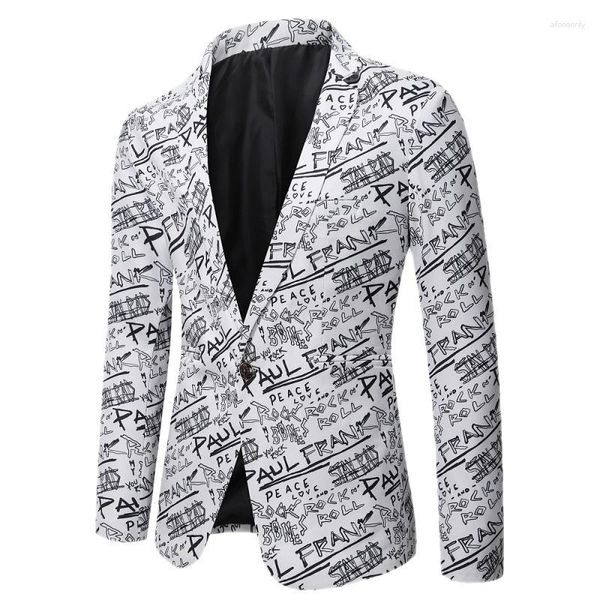 Männer Anzüge Frühling Und Herbst Casual Anzug Farbe Passenden Revers Enge Jacke Koreanische Mode Single Button Slim