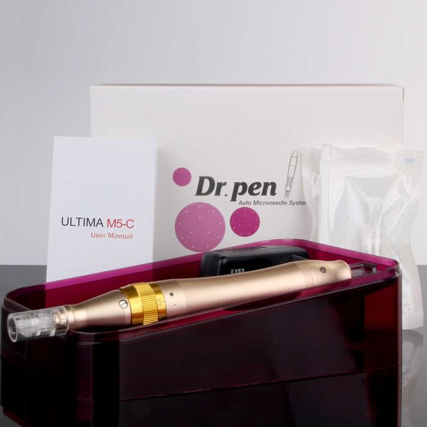 Großhandel Ultima M5 Wired Dr. Pen Micro Derma Pen mit 12-poligen Nadelkartuschen