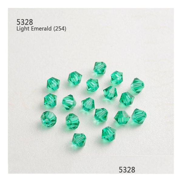 Pedras preciosas soltas China atacado 360 Pçs / lote Elemento Cristal 6mm Mti Cores Gemstone com contas de buraco para jóias Drop Dhgarden Dhpte