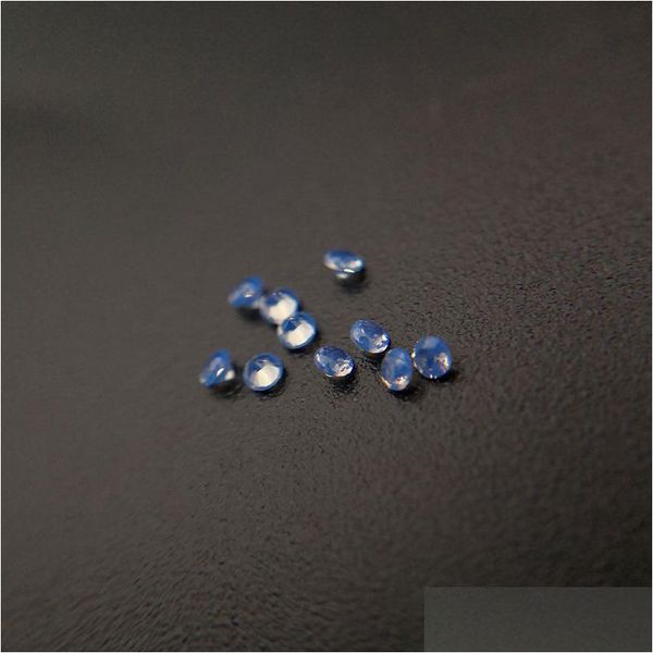 Diamantes soltos 223/4 boa qualidade resistência a altas temperaturas nano gemas faceta redonda 0,8-2,2 mm médio vívido opala safira bl dhgarden dhdhv