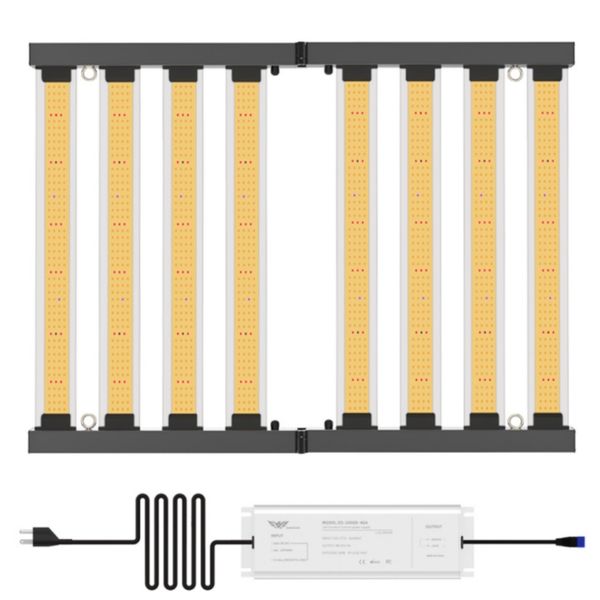 Ephydro 480-W-Stab-LED-Wachstumslicht Vollspektrum-Hoch-PPFD-Wachstumslicht mit Dimmbarkeit für die Innenbeleuchtung von Gewächshaus-Wachstumszelten