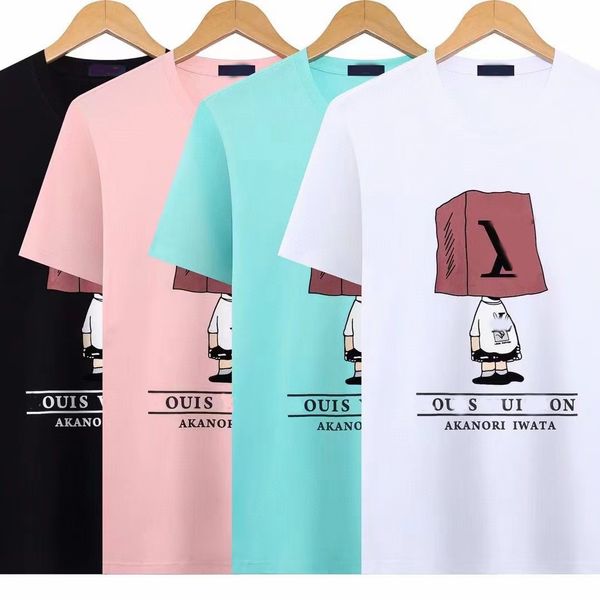 2023 Sommer Herren Designer T-shirt Casual Mann Womens T-Shirts mit Buchstaben Drucken Kurzen Ärmeln Top Verkauf Luxus Männer Hip Hop Kleidung Paris XS-5XL # 02