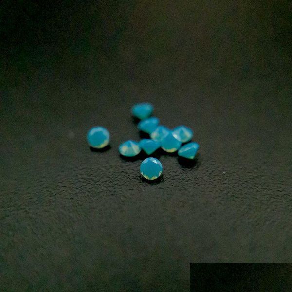 Diamantes soltos 231 boa qualidade resistência a altas temperaturas nano gemas faceta redonda 0.8-2.2mm opala muito escura aquamarine greeni dhgarden dhkzh