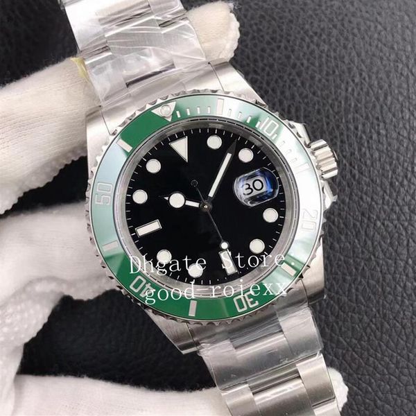 41mm relógios preto verde azul masculino automático cal 3235 relógio masculino moldura de cerâmica eta completo 904l aço vs data mergulho safira crys192u