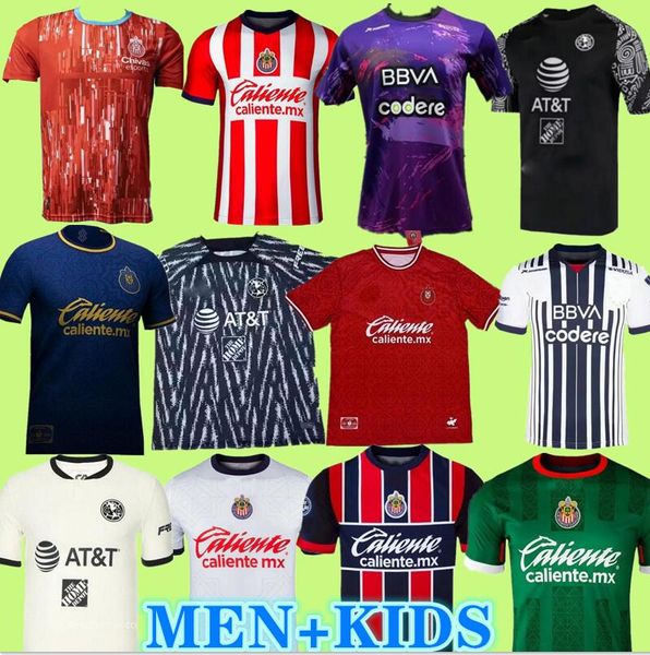 XL 2023 2024 Chivas de Guadalajara Camisas de futebol 200º aniversário 22/23 LIGA MX I. BRIZUELA A. VEGA J. SANCHEZ S. FLORES F. BELTRAN GONZALEZ G. OROZCO camisa de futebol