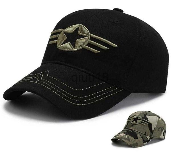 Ballkappen 2022 Sommer Herren039S Fivestar Camouflage Baseball Cap Sonnenschutz Army Green Sun Hat1261847 x0912