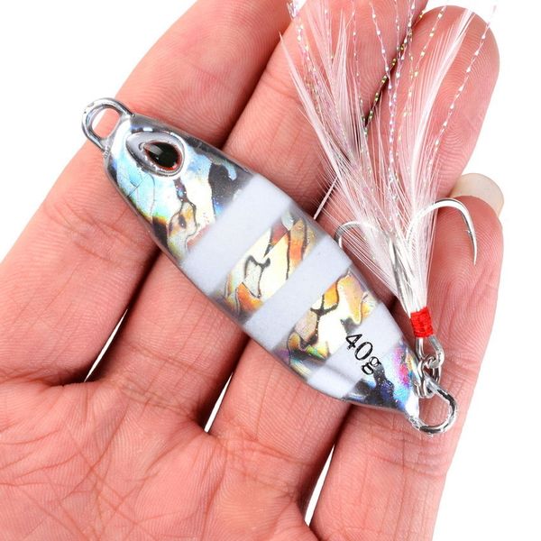 Yemler Cazibesi Aorace 1pc 10G40g Metal Jig Cazları Yavaş Kıyı Döküm Jigging Trout Ton balığı Kazık Deniz Bas Sert Yem Balıkçılık 230911