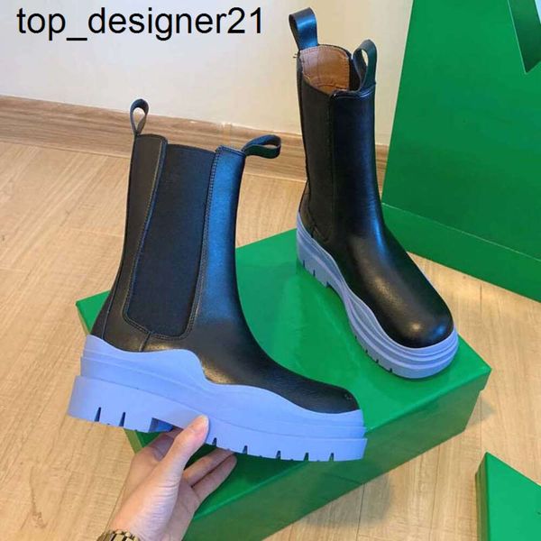 Neue 23er-Jahre-Designerstiefel für Damen, luxuriöser Komfort, zarte Gummilaufsohle, Leder, Martin-Knöchel, Modemarke, Damen- und Herren-Anti-Rutsch-Welle, farbenfrohe 35-44-Stiefel