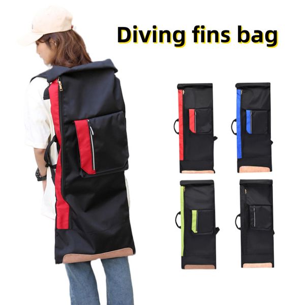 Outros sacos Mergulho Livre Long Fins Bag Multifuncional Equipamento Grande Capacidade Skate Mochila para Praia Natação Surf Mergulho 230912