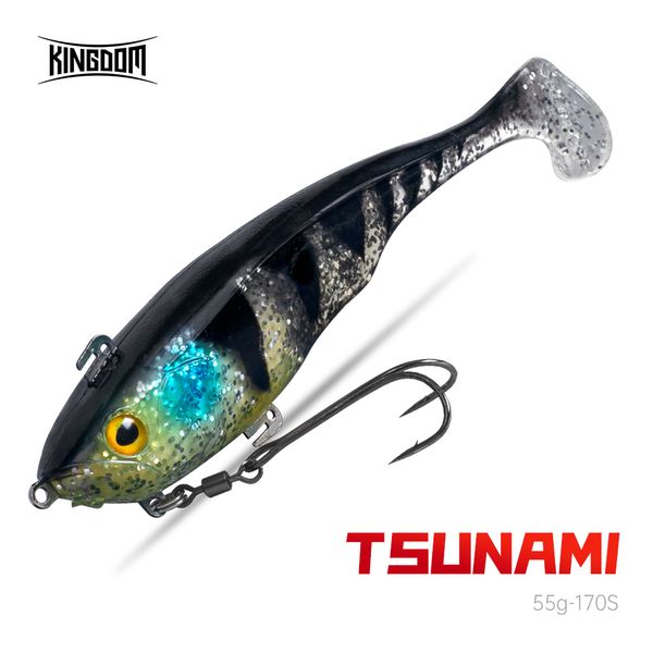 Esche Esche Regno Trota Artificiale Morbido 170mm 55g Pesca Jigging PVC Richiamo Acqua Salata Swimbait Accessori Per Il Mare 230912