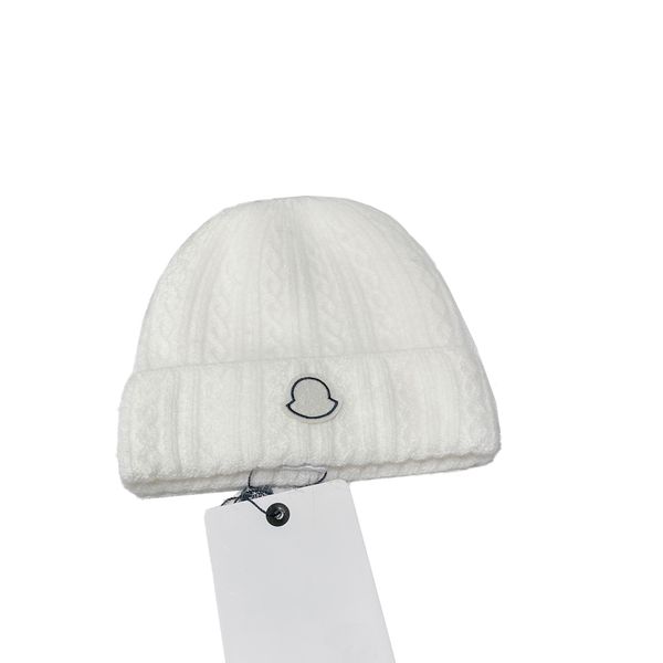 Designer marca francesa crânio bonés luxo inverno malha gorro designer chapéu moda bonnet mulheres amantes do estilo gorro de inverno xale gorro de neve à prova de vento