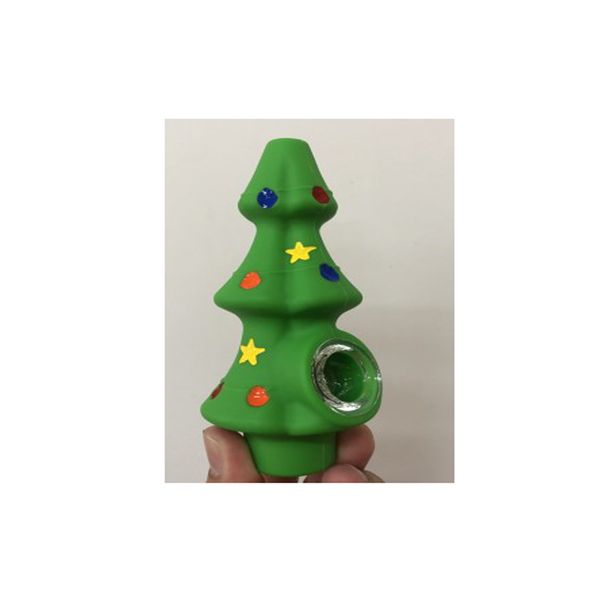 Nuovo tubo in silicone Tubo per albero di Natale Tubo portatile Accessori per fumo Bruciatore per carburante Tubo per acqua Accessori per fumatori all'ingrosso