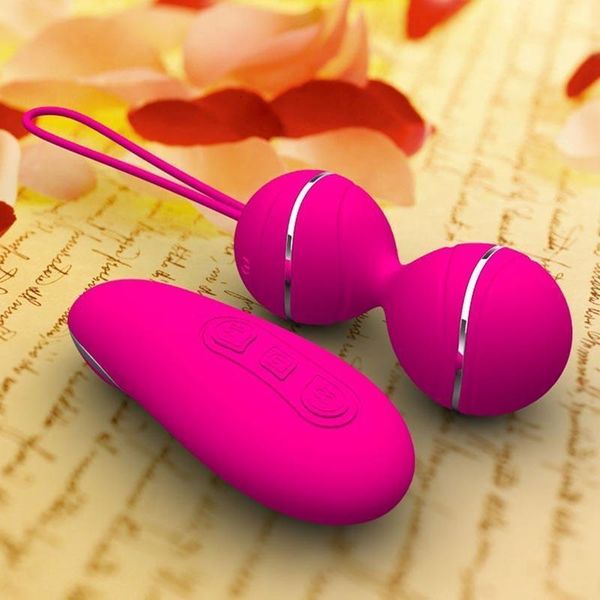 Erwachsene Spielzeug Vibrierende Eier für Frauen Vaginal Enge Übung Ben Wa Balls Vibrator Kegel Fernbedienung Geisha Ball Sex 230911