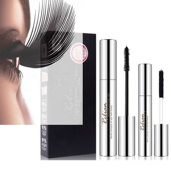 Mascara Fashion 4D Silk Fiber Refined Mascara Wasserdicht Dauerhafte Lange Verlängerung Curling Wimpern Wimpern Enhancer 230912