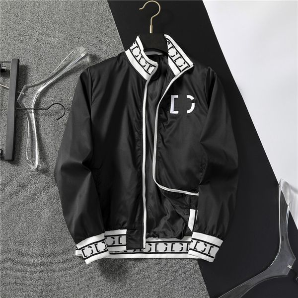 Jaqueta de designer masculina primavera outono casacos moda jaquetas esportes blusão casual zíper homem outerwear roupas M-XXXL