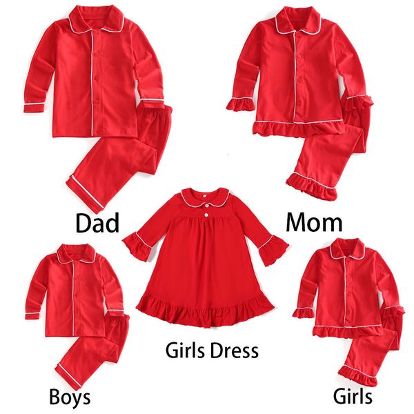 Kleidungssets Familie Passende Outfits Langarm Kinder Pyjamas Sets Baumwolle Paare Weihnachten Kinder Jungen Mädchen Pyjamas Anzug 230912