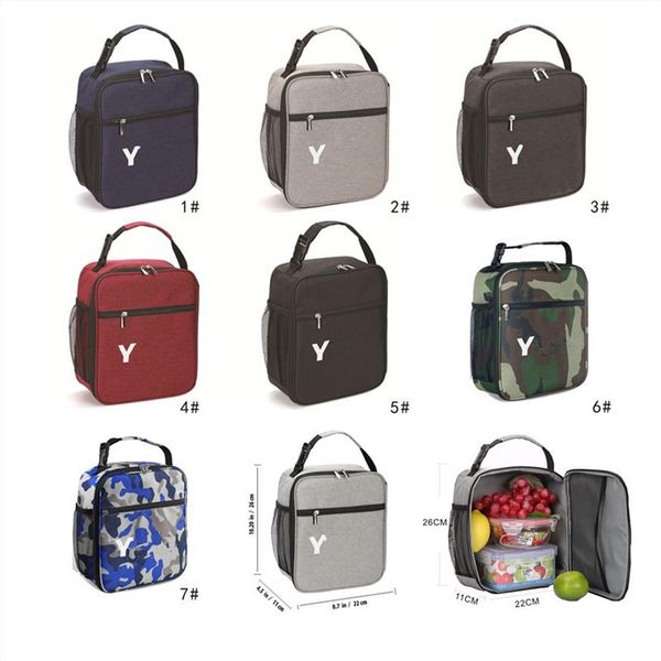 Y-001 Borse per isolamento termico Borse da donna Bento per esterni Borsa per il pranzo Borsa da picnic Casual per la freschezza del ghiaccio3238