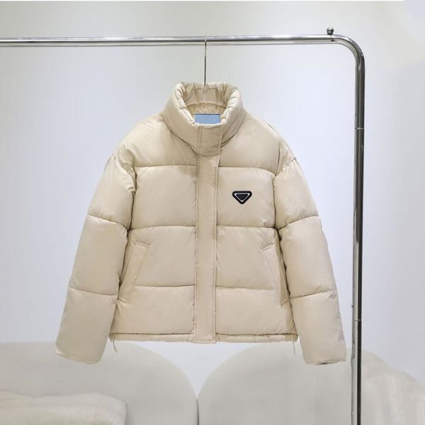 Prrra marca designer de moda feminina jaquetas parkas 2023 novas mulheres casacos curtos de algodão inverno engrossado calor solto outerwear casaco casual