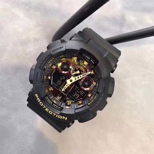 2022 Original Shock Uhr Männer Sport Wr200AR G Uhren Army Military Shocking Wasserdichte Uhr Alle Zeiger Arbeit Digitale Armbanduhr 273W