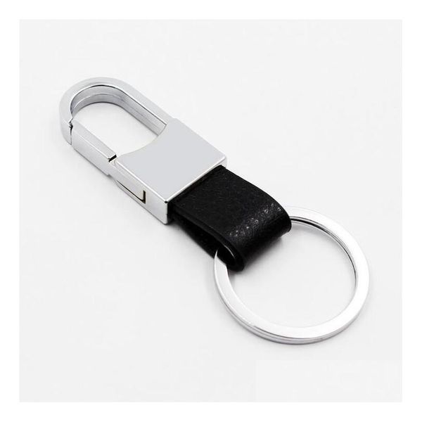 Schlüsselanhänger Lanyards Herren Leder Auto Metall Schlüsselanhänger Geschenke Kreative Schlüsselanhänger Öffnung Kleines individuelles Logo Kr021 Schlüsselanhänger Mischungsauftrag 20 Dh5Wi