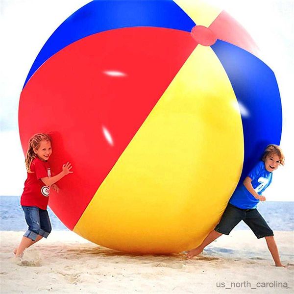 Giocattoli sportivi 100 cm Gonfiabile Sport da spiaggia Pallone da calcio Calcio Festa all'aperto Giocattoli per bambini Giochi di società interattivi all'aperto R230912