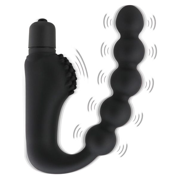 Massagem 10 modo vibratório anal plug vagina p-ponto massageador de próstata brinquedo sexual para casal g ponto massageador adulto produto sexual para women212j