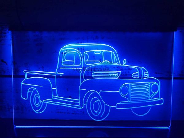 Tiras de LED caminhão carro reparação automóvel display LED sinal de luz neon -J682 HKD230912