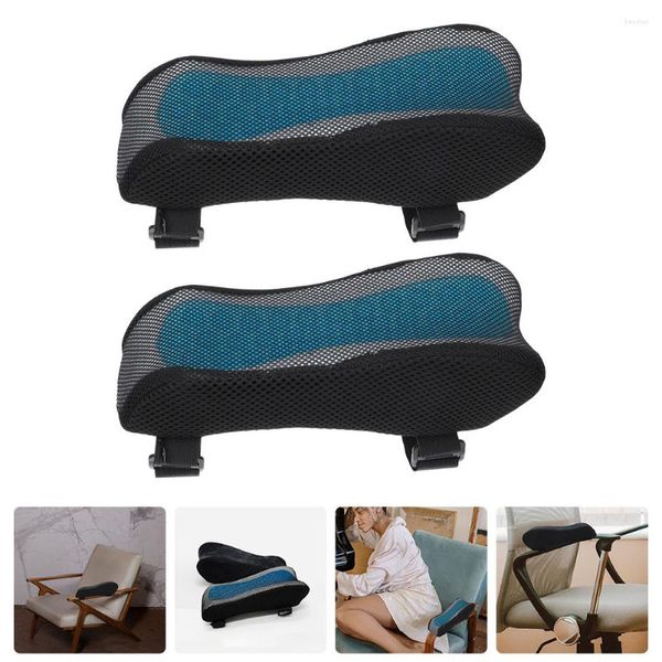 Cubiertas de silla 2 PCS Oficina Apoyabrazos Almohada Cojín Teclado Mano Accesorio para el hogar Accesorios para automóviles Hombres Suministro Pad Resistente al desgaste