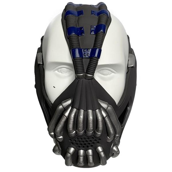 Maschere per feste Maschera Bane Maschera Cosplay Il cavaliere oscuro Cosplay Casco per adulti Taglia Halloween Party Cosplay Horror Prop Film Horror Mask256O