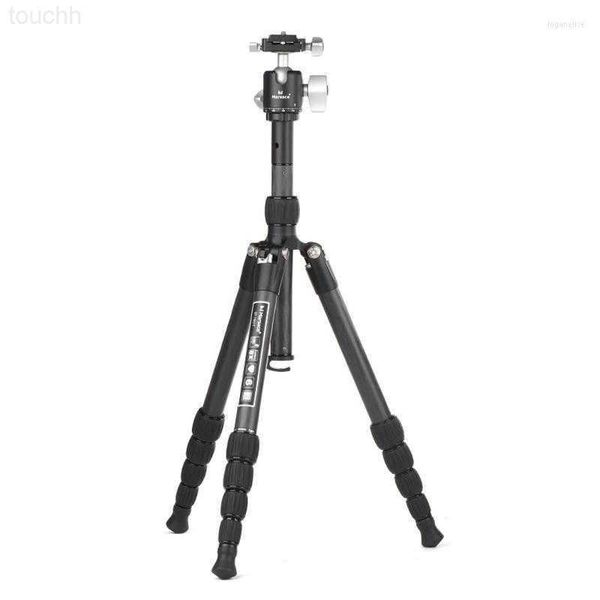 Treppiedi Treppiedi Marsace ET-1551T Monopiede per fotocamera Professionale Pographic Portatile Reverse Pieghevole In Alluminio Per L230912