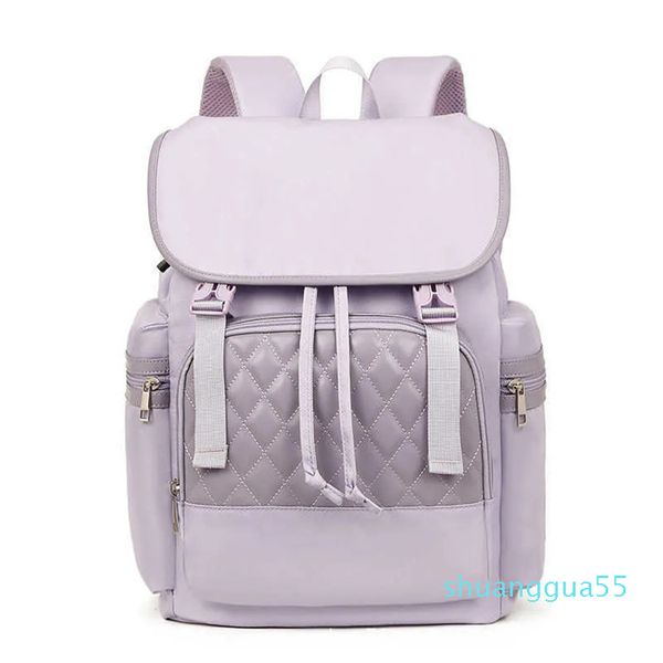 Mommy Bag Nova mochila simples mochila multifuncional com isolamento em camadas para mãe e bebê