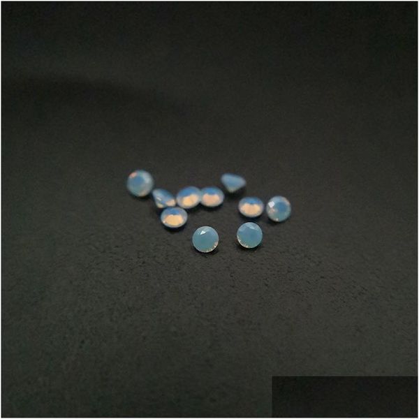 Diamantes soltos 247/2 boa qualidade resistência a altas temperaturas nano gemas faceta redonda 2,25-3,0 mm médio opala céu verde azul sy dhgarden dhmwv