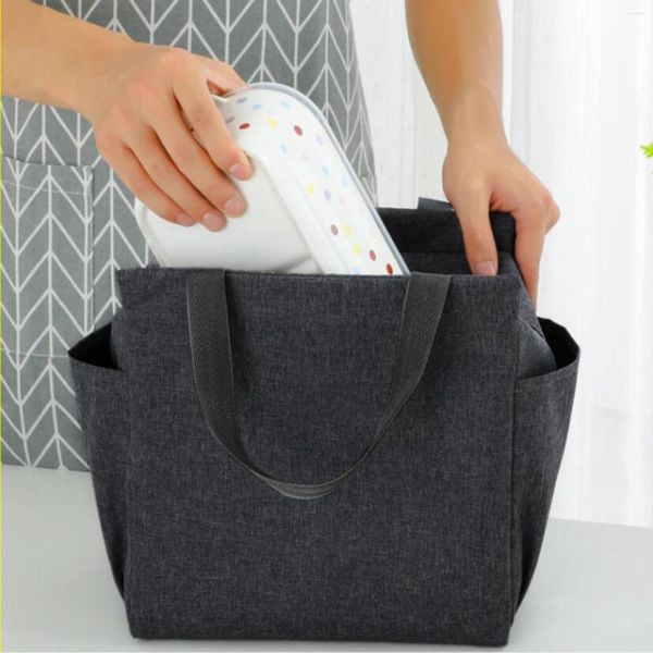 Louça isolada almoço saco para mulher/homem caixa reutilizável escritório piquenique caminhadas praia leakproof cooler tote men