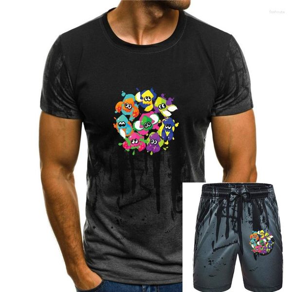 Herren-T-Shirts, Spiel Splatoon-T-Shirt für Männer, Übergröße, individuelles Paar-T-Shirt