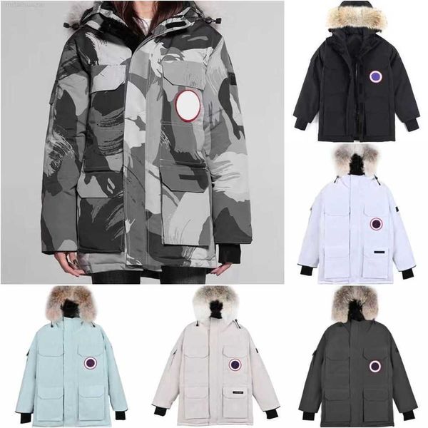 Erkekler Kış Ceket Tasarımcı Puffer Kadınlar Yüksek Kaliteli Kapşonlu Kalın Sıcak Parka Homme Açık Ceket Moda Kanada Parkas Outerwearvi5x