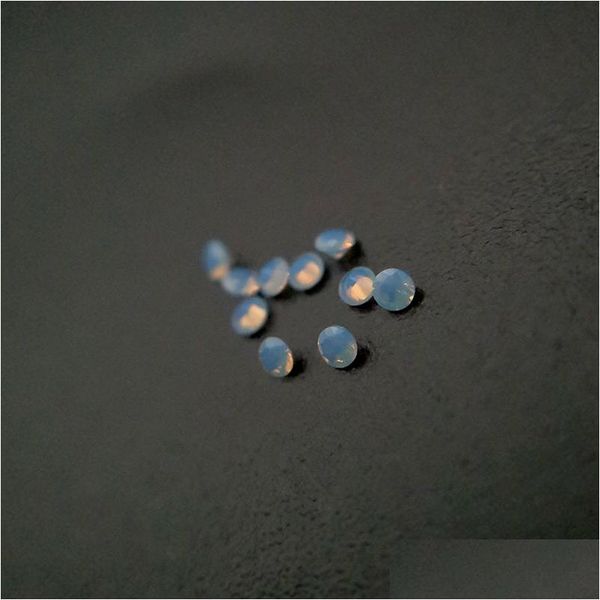 Diamantes soltos 247/2 de boa qualidade Resistência a altas temperaturas Nano Gems Facet Round 0.8-2.2Mm Opala média Céu Verde Azul Syn Dhgarden Dhsqb