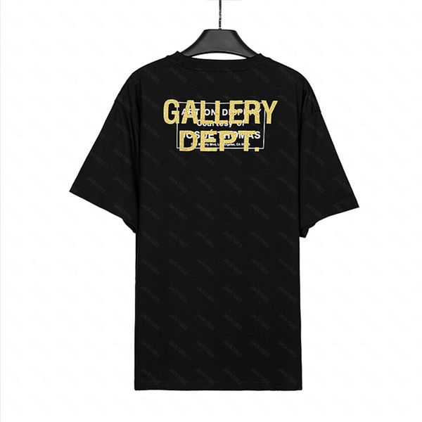 Галереи DEPT Harajuku 23SS Весенняя винтажная футболка с вымытыми буквами и цветным рисунком с логотипом Свободные футболки унисекс с короткими рукавами в стиле хип-хоп 03