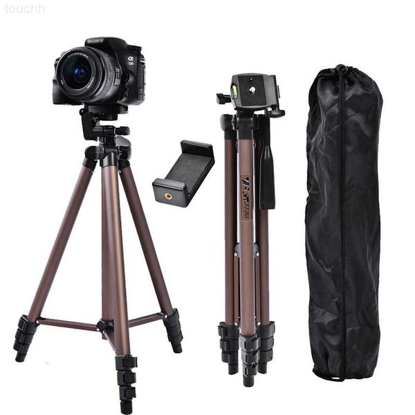 Tripés Fosoto WT3130 Profesional Alumínio Mini Tripés Suporte de câmera com smartphone para câmera DSLR telefone smartphone 230419 L230912