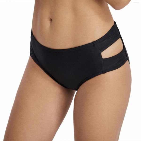 Damen-Bademode, Bikini-Slip, Badeanzug, Unterhose, atmungsaktiv, einfarbig, Tanga, einteiliger Tanga, Strandmode, Badeanzug für Damen