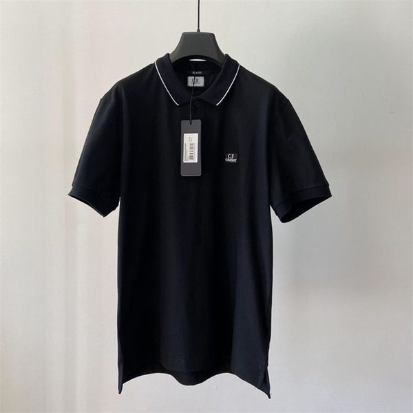 Jersey-Poloshirt, Herren-T-Shirt, lässiges Poloshirt, kurzärmelig, Baumwolle, Stickerei, kleines Label, Herrenhemd, Golf-Sweatshirt, M 3XL