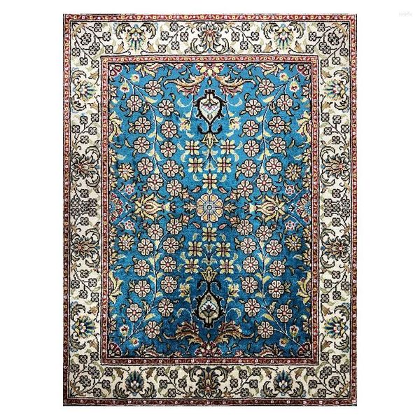 Teppiche Teppich Handgeknüpfter Seidenteppich Perserteppiche Sale Orientalische Bodenmatte Größe 1,5'X2'