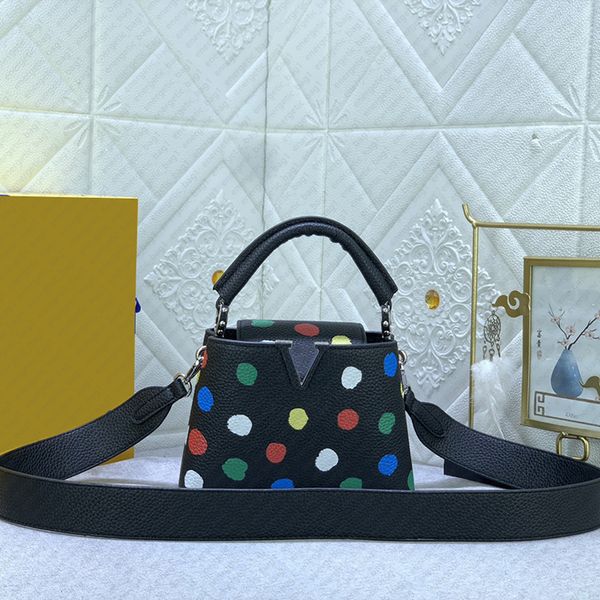 Mulheres sacolas designer crossbody sacos impressão colorida tote bolsas onda ponto bolsa moda sacos de ombro de alta qualidade sacos de embreagem zíper bolsa de bolso interno