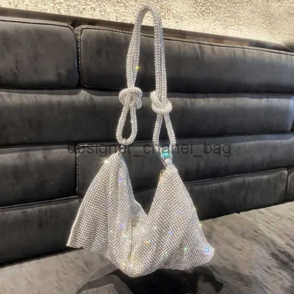 Custodie per borse per cosmetici Borsa di design di lusso Borsa sotto le ascelle tempestata di diamanti Pochette da cena con strass Portafogli per borse da sera da donna Borse e borsette