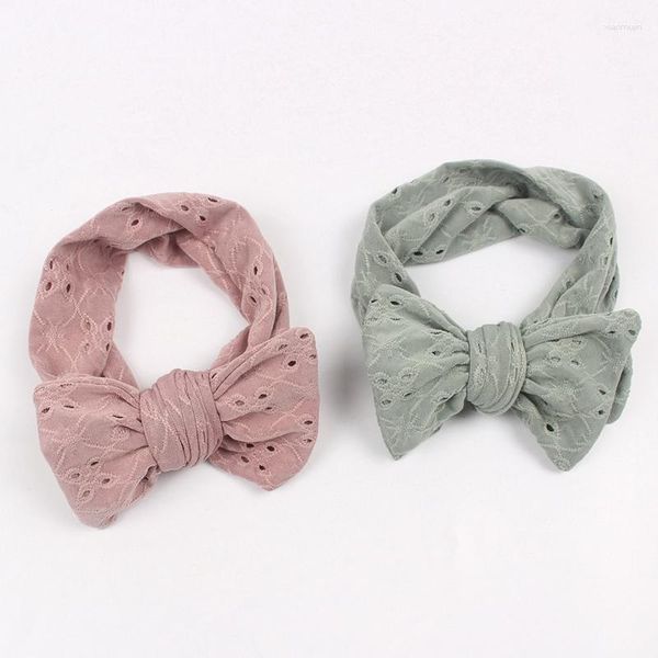 Acessórios de cabelo bebê meninas headbands flor macia faixa elástica para nascidos bebês crianças e crianças g99c