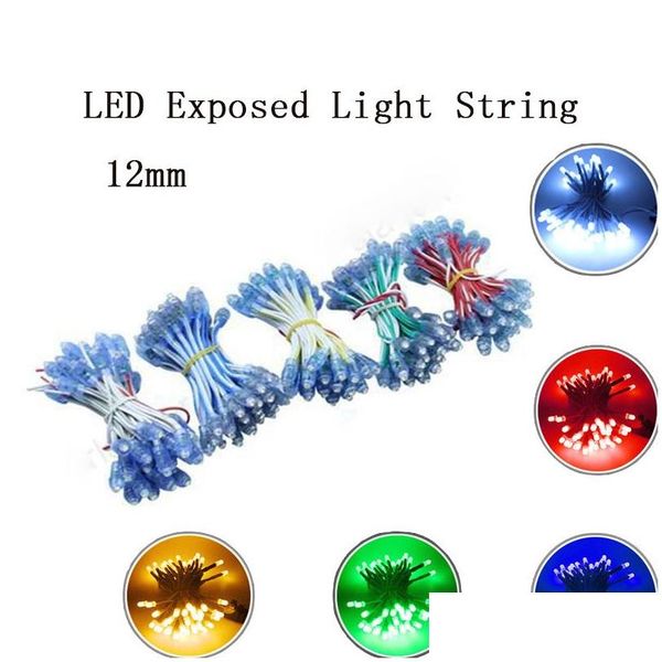 Moduli LED Modalità pixel Luce a corda digitale diffusa Dc12V Fl Colore Natale Ip68 Impermeabile per la decorazione di pannelli pubblicitari Drop Deli Dhpoa