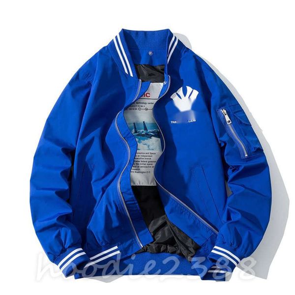 Дизайнерская куртка Модная куртка-стойка с вышивкой, мужской тонкий летный костюм, женский бейсбольный костюм с капюшоном, одинаковый мужской и женский, разных размеров M-4XL 1608-2