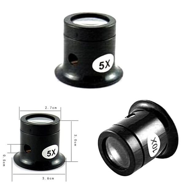 Onarım Araçları Kitleri İzle Büyüteç Aracı 10x 5x Monoküler Büyüteç Cam Lens Göz Len Kit292V